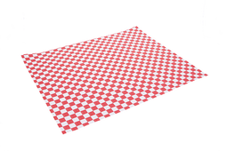 Klika - Vetvrij papier 28x34cm hamburgervellen ruit BIO | 1000 stuks