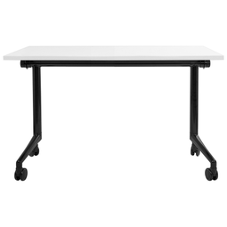 Beliani CAVI - Bureau verstelbaar - Wit/Zwart - 120 x 60 cm - Metaal