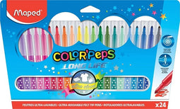 Maped - Viltstift Color'peps in karton ophangdoos 24 stuks ass,