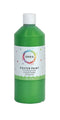 Qrea - Plakkaatverf middengroen 500ml | Fles a 500 milliliter | 6 stuks