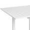 Beliani SKALOMA - Tuintafel - Wit - 180/240 x 90 cm - Aluminium