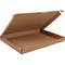 Klika - Brievenbusdoos | A4+ | golfkarton | 345x255x27mm | met klep | bruin | 50 stuks