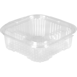 Klika - Delibox | 130x140x40mm | 375ml | incl. Deksel | gerecycled PET | transparant | 600 stuks
