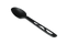 Klika - Herbruikbare zwarte lepel 160mm CPLA BIO | 1000 stuks
