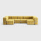 Curt-set 15 - E.g. Flexible U-shaped Sofa - Barcelona - Cornhusk - V3347/50 (yellow)