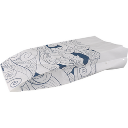 Depa® - ® Zak | Viszak | Ersatzpapier | 14/ 4x32cm | Waves | wit/blauw | 10 kg