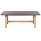 Beliani TONNARE - Tuintafel - Licht hout - 200 x 100 cm - Beton