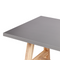 Beliani TONNARE - Tuintafel - Licht hout - 200 x 100 cm - Beton