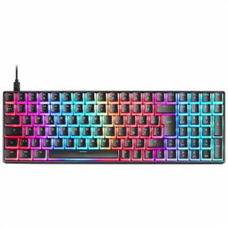Gaming Keyboard Mars Gaming MKULTRABRES LED RGB Zwart