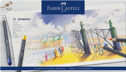 Faber Castell - Kleurpotloden Faber-Castell Goldfaber set à 36 stuks assorti | Set a 36 stuk | 3 stuks