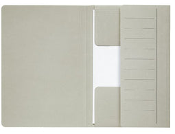 Jalema - Dossiermap Mammoet folio 3 kleppen 270gr grijs | 50 stuks