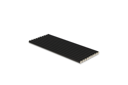 Klika - Papieren rietjes zwart 200x8mm BIO | 5000 stuks