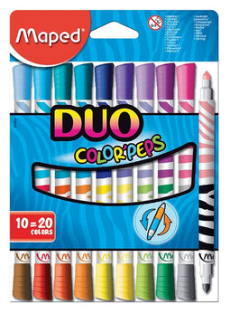 Maped - Viltstift Color'peps duo karton ophangdoos 10 stuks