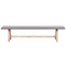 Beliani TONNARE - Tuintafel - Licht hout - 200 cm - Beton