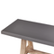 Beliani TONNARE - Tuintafel - Licht hout - 200 cm - Beton