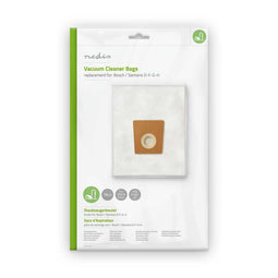 Nedis Stofzuigerzak | Wit - White