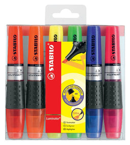 Stabilo - Markeerstift luminator xt 71/6 6st assorti | Etui a 6 stuk | 5 stuks