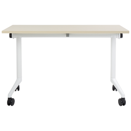 Beliani CAVI - Bureau verstelbaar - Lichtbruin/Wit - 120 x 60 cm - Metaal
