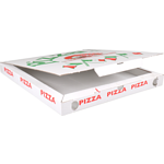 Klika - Pizzadoos | golfkarton | 32x32x3cm | vegetale | wit | 150 stuks