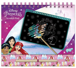 Totum - Knutselset disney princess scratchbook | 1 seal | 12 stuks