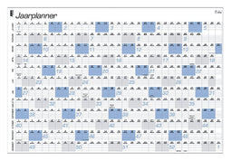 Quantore - Jaarplankalender 2023 A1 84x57cm