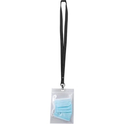 Tarifold collection - antimicrobiële houder voor mondmaskers, met textielband, pak van 10 stuks