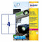 Avery - Etiket L4774-20 99.1x139mm polyester wit 80 stuks | Pak a 20 vel | 5 stuks