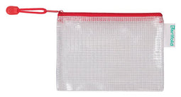 Tarifold - Opbergtas met rits 160x110mm PVC rood