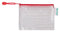 Tarifold - Opbergtas met rits 160x110mm PVC rood