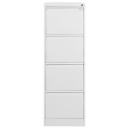 Beliani BARITE - Kantoorkast - Wit - Staal