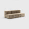 Curt-set 6 - E.g. Flexible 3-seater - Barcelona - Vole - V3347/15 (grey / Brown)