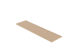 Klika - Papieren rietjes naturel 230x6mm | 100 stuks