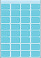 HERMA - Etiket 3643 12x19mm blauw 160 stuks