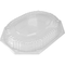 Klika - Deksel | cateringschaal | Gerecycled PET | hoog | transparant | 110 stuks