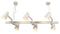Hanglamp Ijzer Biarritz 6-arm L.120xb.65cm Verstelbaar, Wit