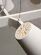 Hanglamp Ijzer Biarritz 6-arm L.120xb.65cm Verstelbaar, Wit