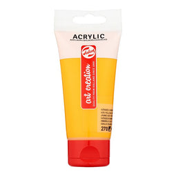 Talens Art Creation - Acrylverf tac 270 azogeel donker tube 75ml | Tube a 75 milliliter | 3 stuks