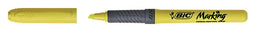 Bic - Markeerstift grip geel