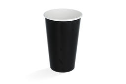 Klika - Milkshakebeker middel 450ml Ø90mm 16oz zwart FSC®Mix karton | 500 stuks