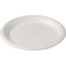 Depa® - ® Bord | rond | 1-vaks | bagasse (suikerrietpulp) | Ø23cm | wit | 8 stuks