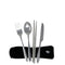 Mizu - Reusable Stainless Steel Cutlery | Neoprene Pouch | Fork, Knife, Spoon, Chopsticks & Straw