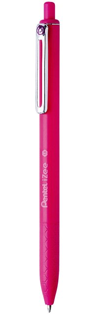 Pentel - Balpen pentel bx470 izee m roze | Doos a 12 stuk | 12 stuks