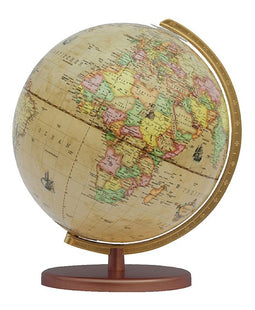 Columbus - Globe Columbus Renaissance houten voet 30cm 603016/H