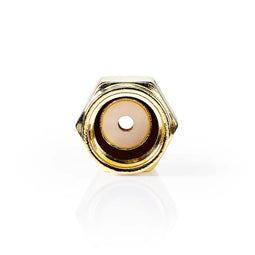 SMA-Connector | Recht | Male | Verguld | 50 Ohm | Krimp | Diameter kabelinvoer: 2.55 mm | Metaal | G