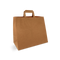 Klika - Papieren draagtassen Groot Bruin 32+16x27cm BIO | 250 stuks