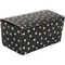 Klika - Ballotin | Party Dots | karton + PP + PET | 250gr | 55x113x62mm | zwart/goud | 50 stuks