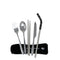 Mizu - Reusable Stainless Steel Cutlery | Neoprene Pouch | Fork, Knife, Spoon, Chopsticks & Straw