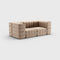 Curt-set 7 - E.g. Flexible 2-seater With Armrests - Dama - 0029 (beige / Grey)