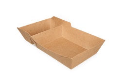 Klika - Frietbakjes A20 XXL (A14+1) Kraft FSC®Mix BIO | 600 stuks
