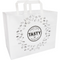 Klika - Tas | TASTY | Papier | platte handgreep | 32x 17x27cm | draagtas | wit | 250 stuks